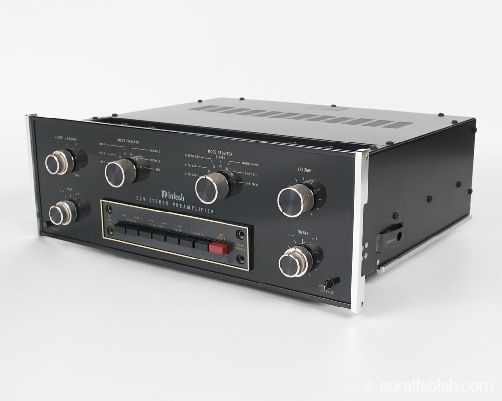 Vintage Mcintosh C29 // Solid-State Preamp – AURAL HiFi