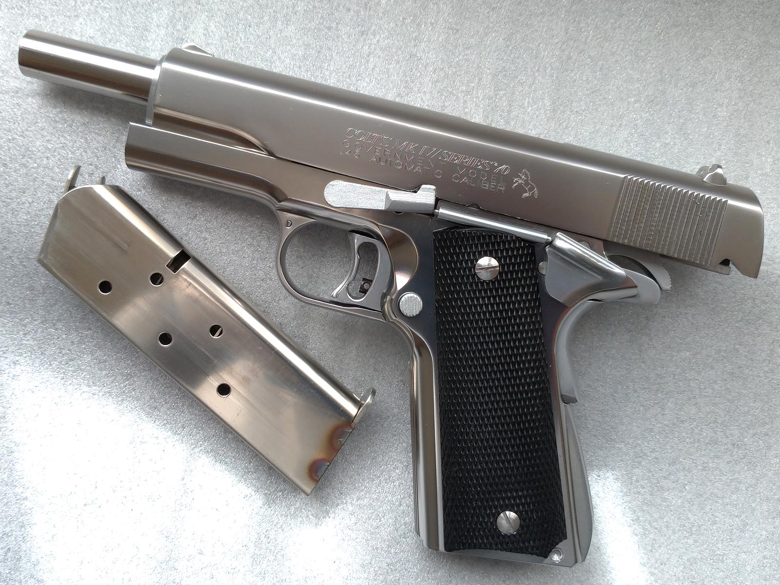 MGC コルト ガバメント シリーズ70 オールシルバー | 万丈 一致