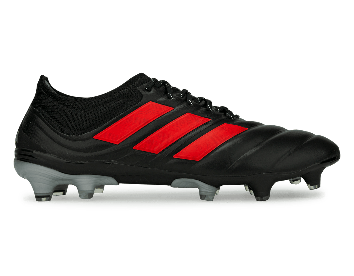 adidas Men's Copa 19.1 FG Core Black/Hi-Res Red/Silver Metallic