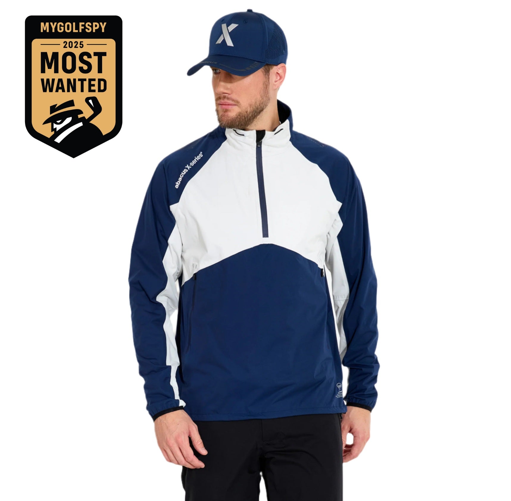 Men Pitch 37.5 technology waterproof half-zip – Abacus Sportswear US