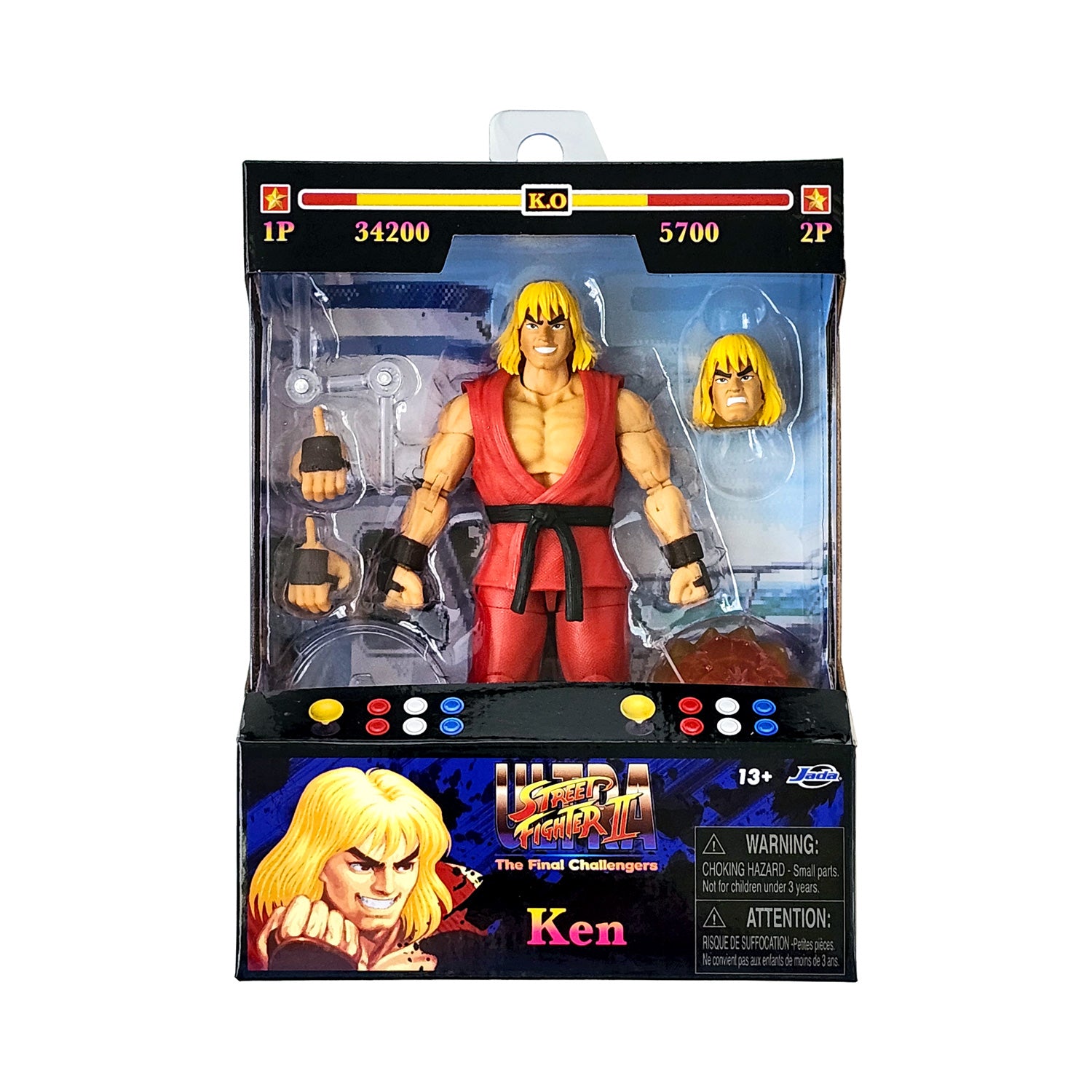 Ultra Street Fighter II Series 2 Ken 6-Inch Action Figure – Action