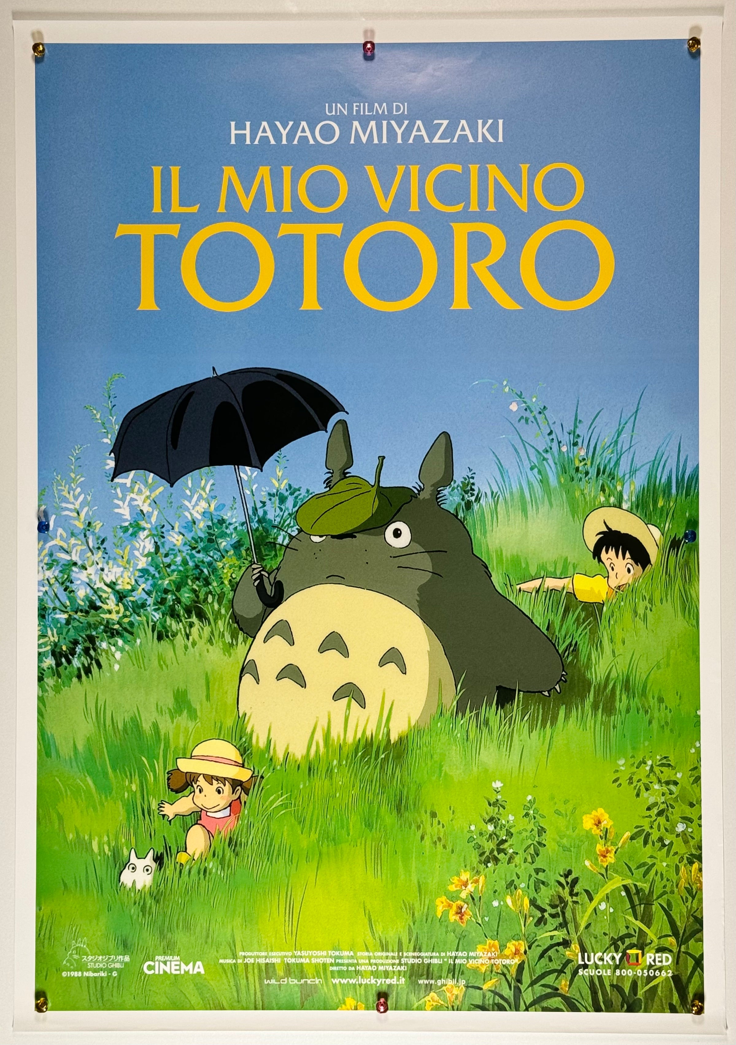 となりのトトロ』 国内アニメ イタリア - 海外版映画ポスター専門店