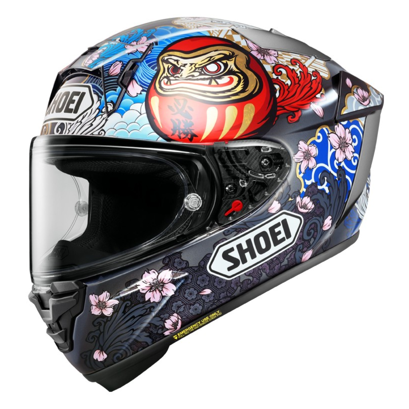 SHOEI X-14 MARQUEZ TC-1 (RED/BLACK) Motorcycle Helmet Shoei X14
