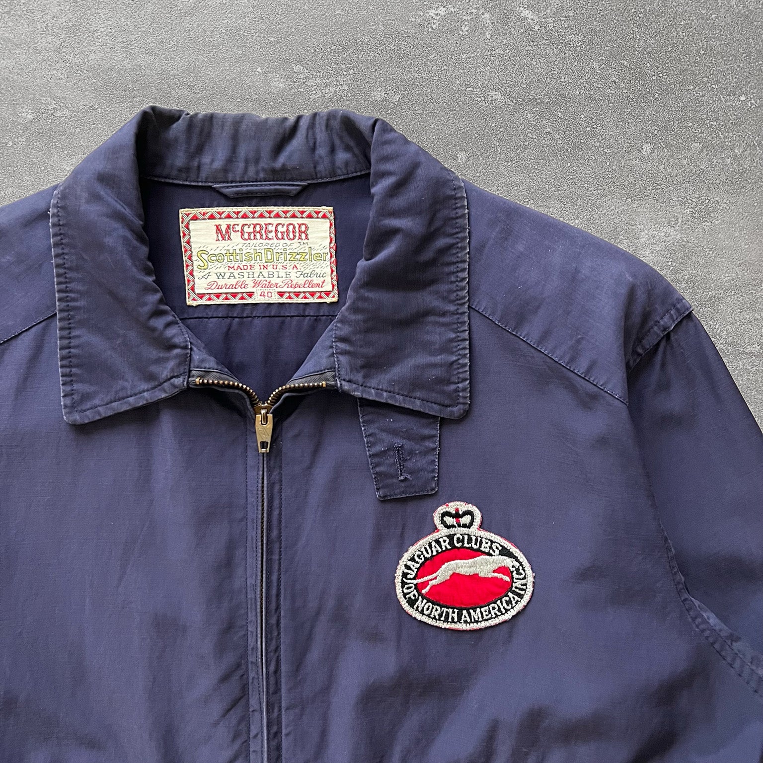 1950s McGregor Drizzler Jaguar Car Club Jacket – Ametora