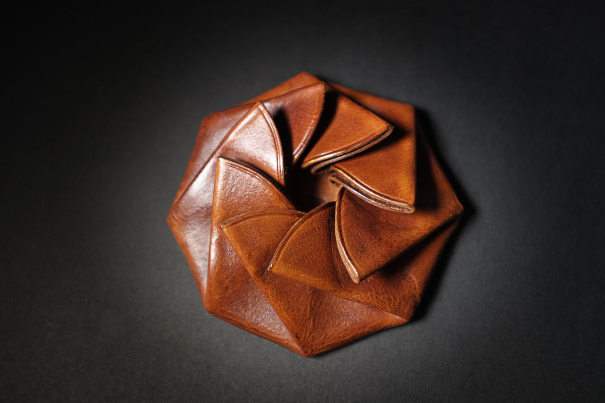 ORIGAMI COIN POUCH I - PDF patterns + video tutorial – AM leathercraft