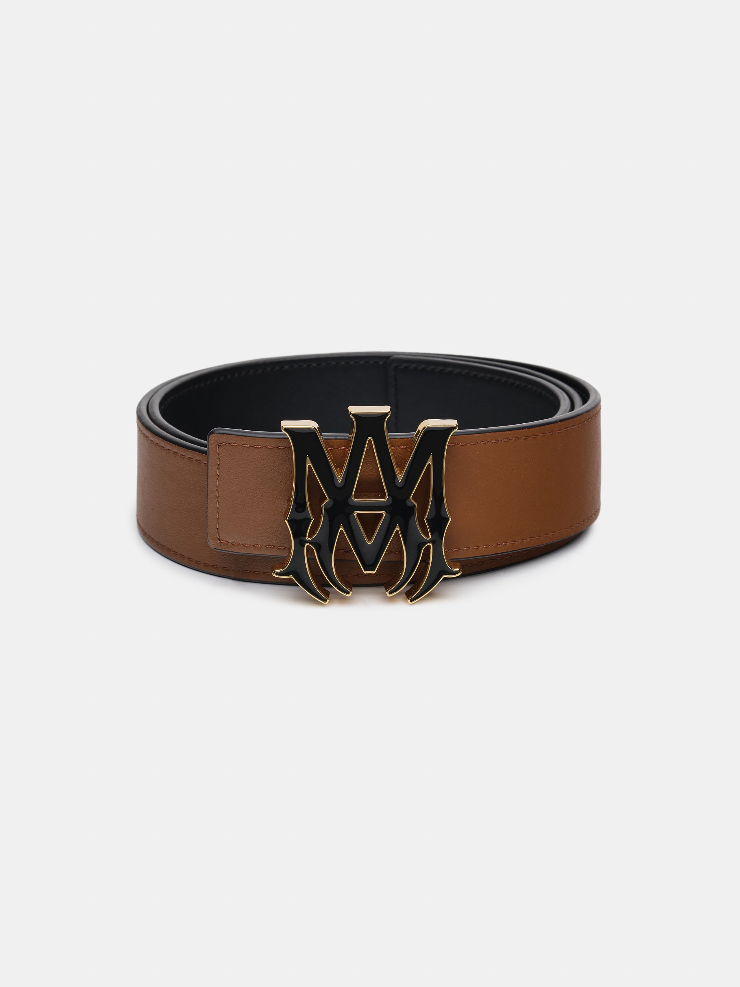 MA 4CM ENAMEL BELT - Black Brown | AMIRI