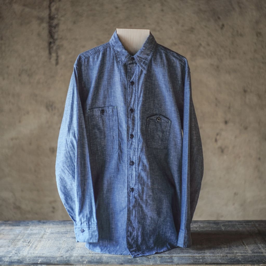 BIG YANK 1942 MODEL ORIGINAL - COTTON CHAMBRAY - INDIGO