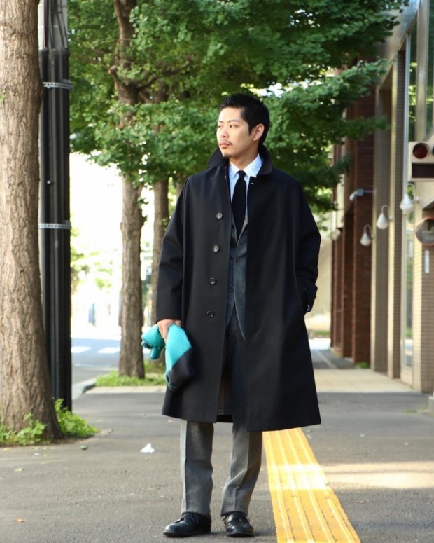 シングルラグランコート 【ギャバジン 】 | ANATOMICA SAPPORO