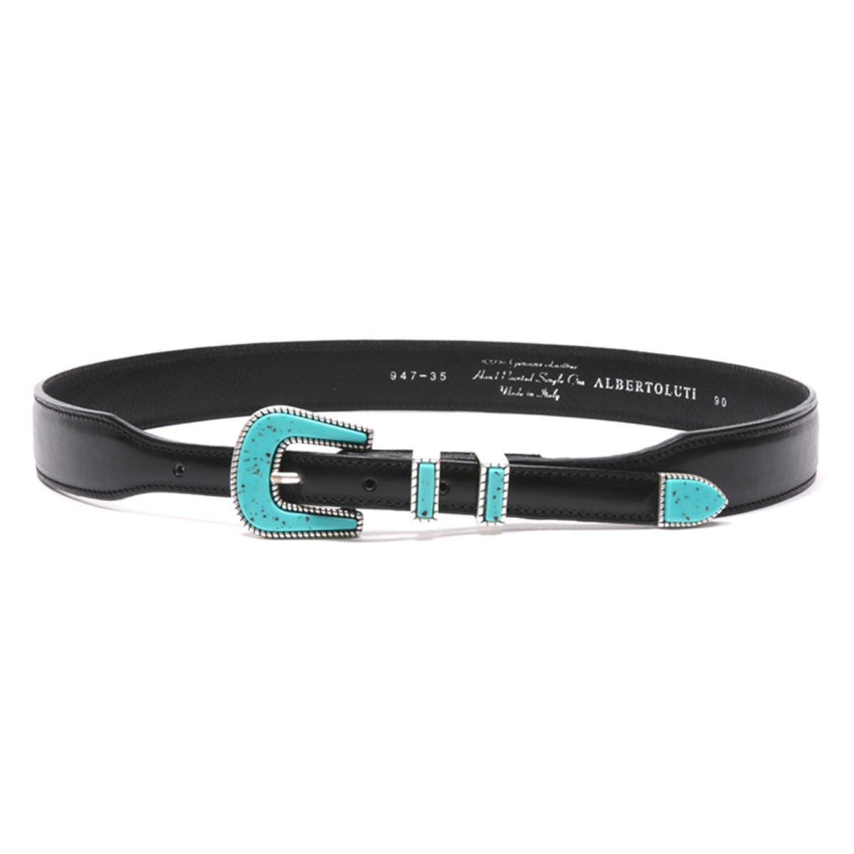 GARMENT DYED WESTERN BELT【ALBERTO LUTI】 – &INDUSTRY