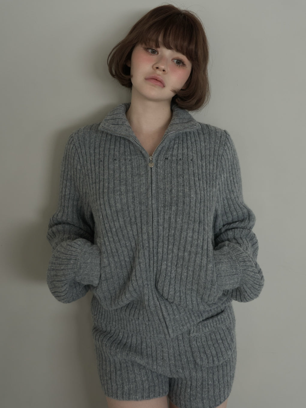 ANDMARY】Mary logo knit set up