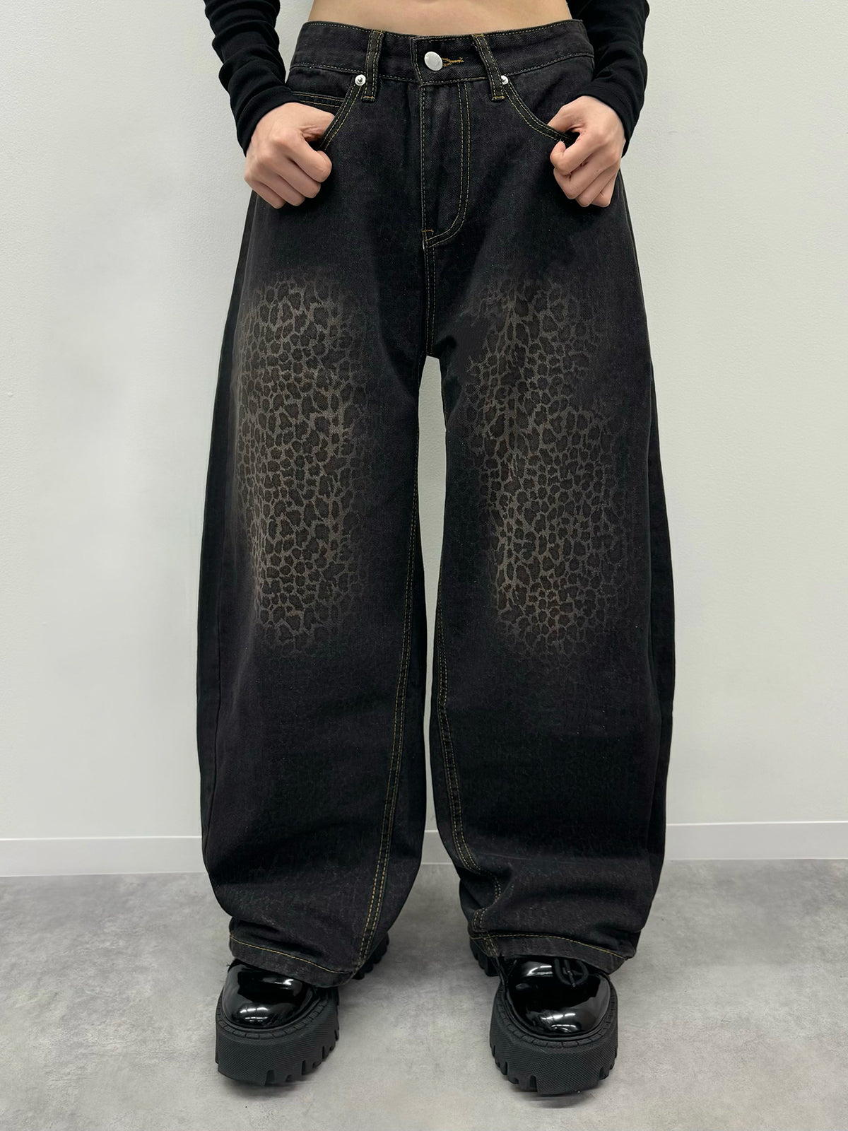 レオパードウォッシュカーブデニムパンツ – ANDOR ONLINE