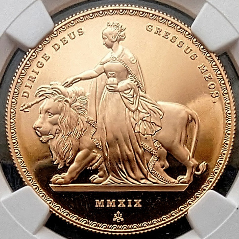 金貨【最高鑑定 2019年 ウナとライオン NGC PF70UC 鑑定 金貨】セント