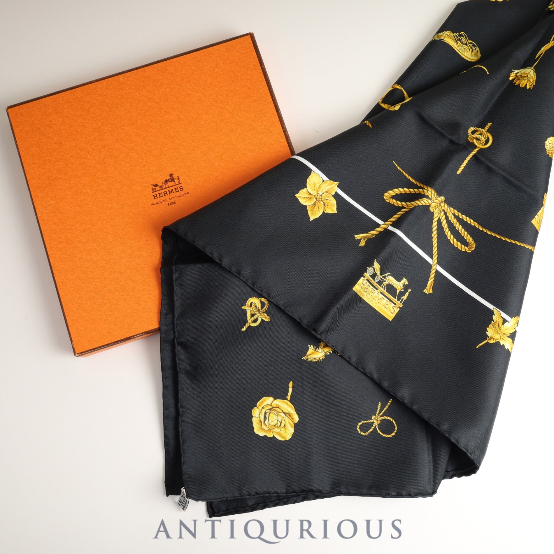 エルメス スカーフ カレ90 Clips クリップス 箱 SILK100% | 東京銀座の