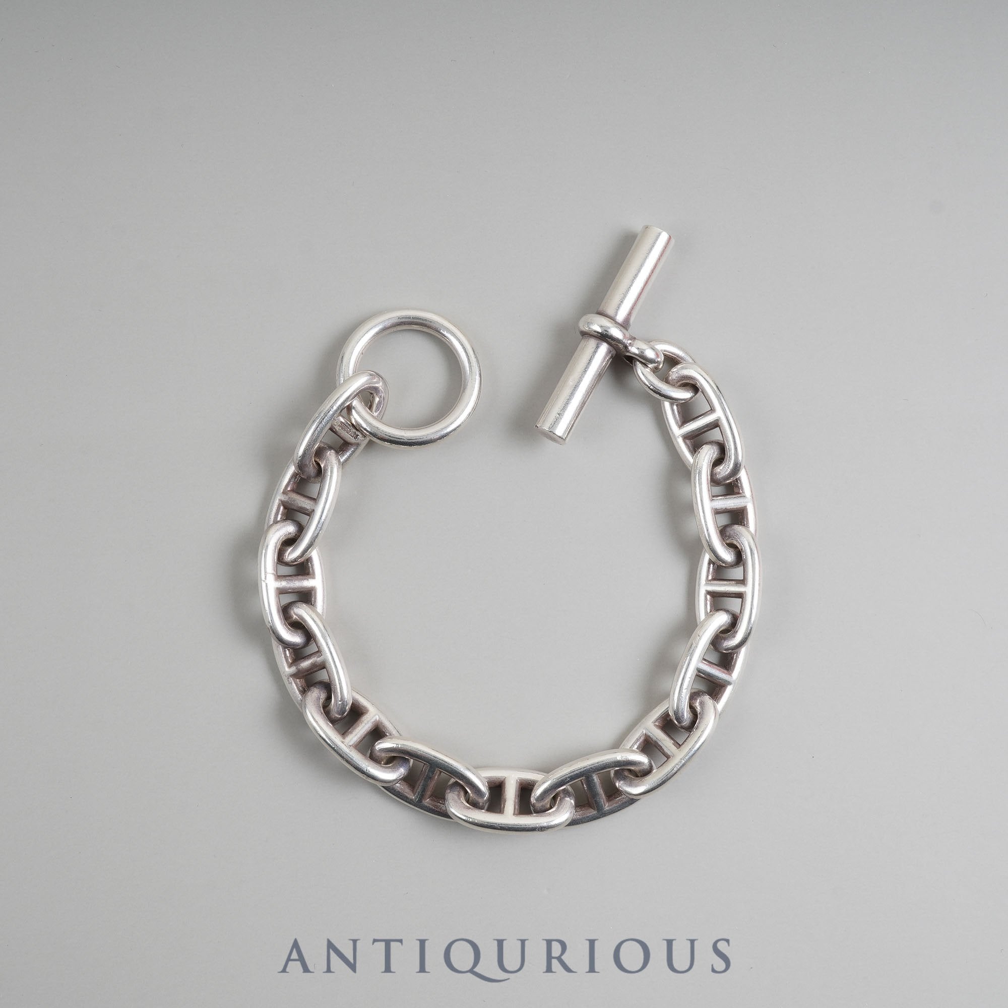 エルメス ブレスレット シェーヌダンクル GM 13コマ 打刻刻印 SV925