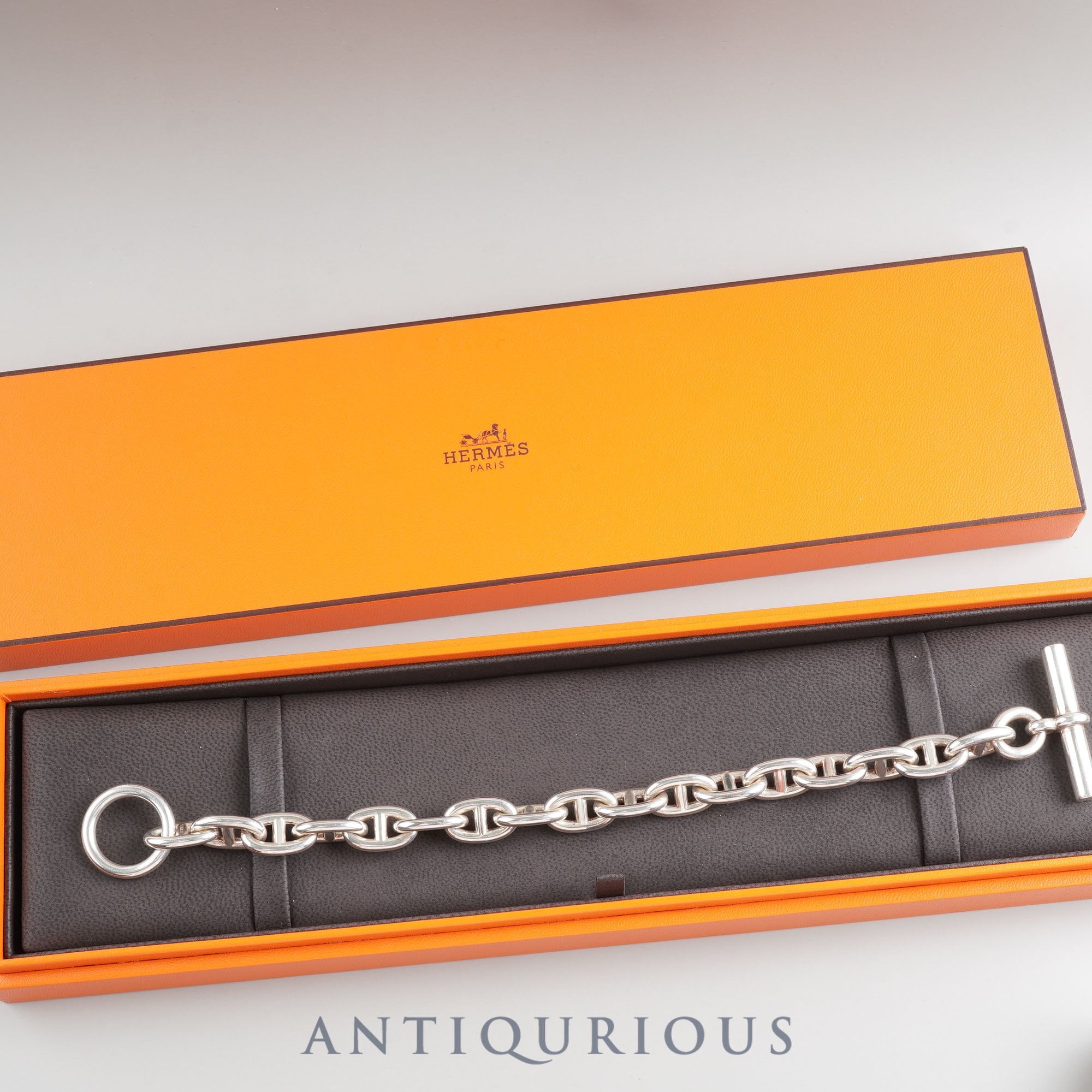 エルメス ブレスレット シェーヌダンクル MM 17コマ SV925 箱 | 東京