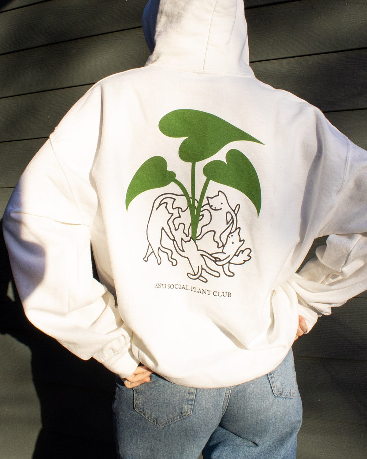 PLANT CULT HOODIE WHITE – antisocialplantclub