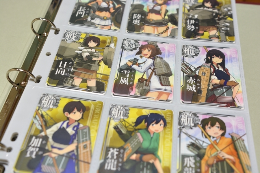 艦これAC バインダーに入れてみた - あおかみろんぐ