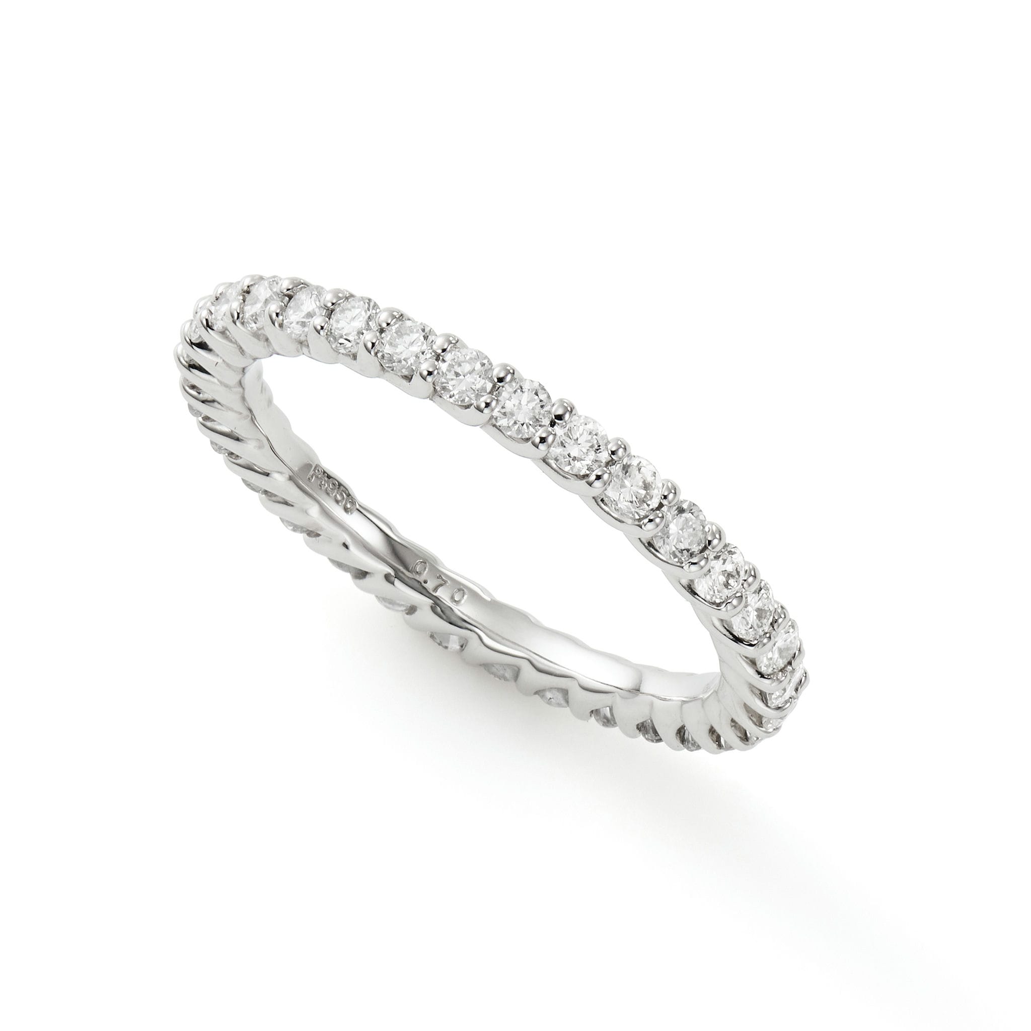 フルエタニティ リング ダイヤモンド 計0.70ct Pt950 プラチナ