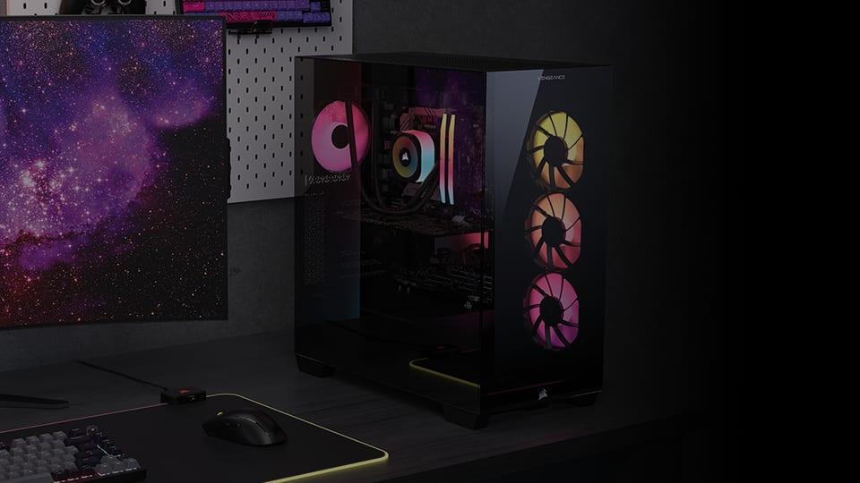 VENGEANCE i7600 Gaming PC: Intel Core Ultra 7 265KF, GeForce RTX