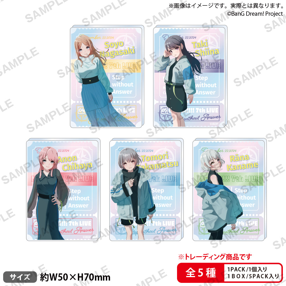 MyGO!!!!! 7th LIVE「こたえなんてなくても」 トレーディングアクリル