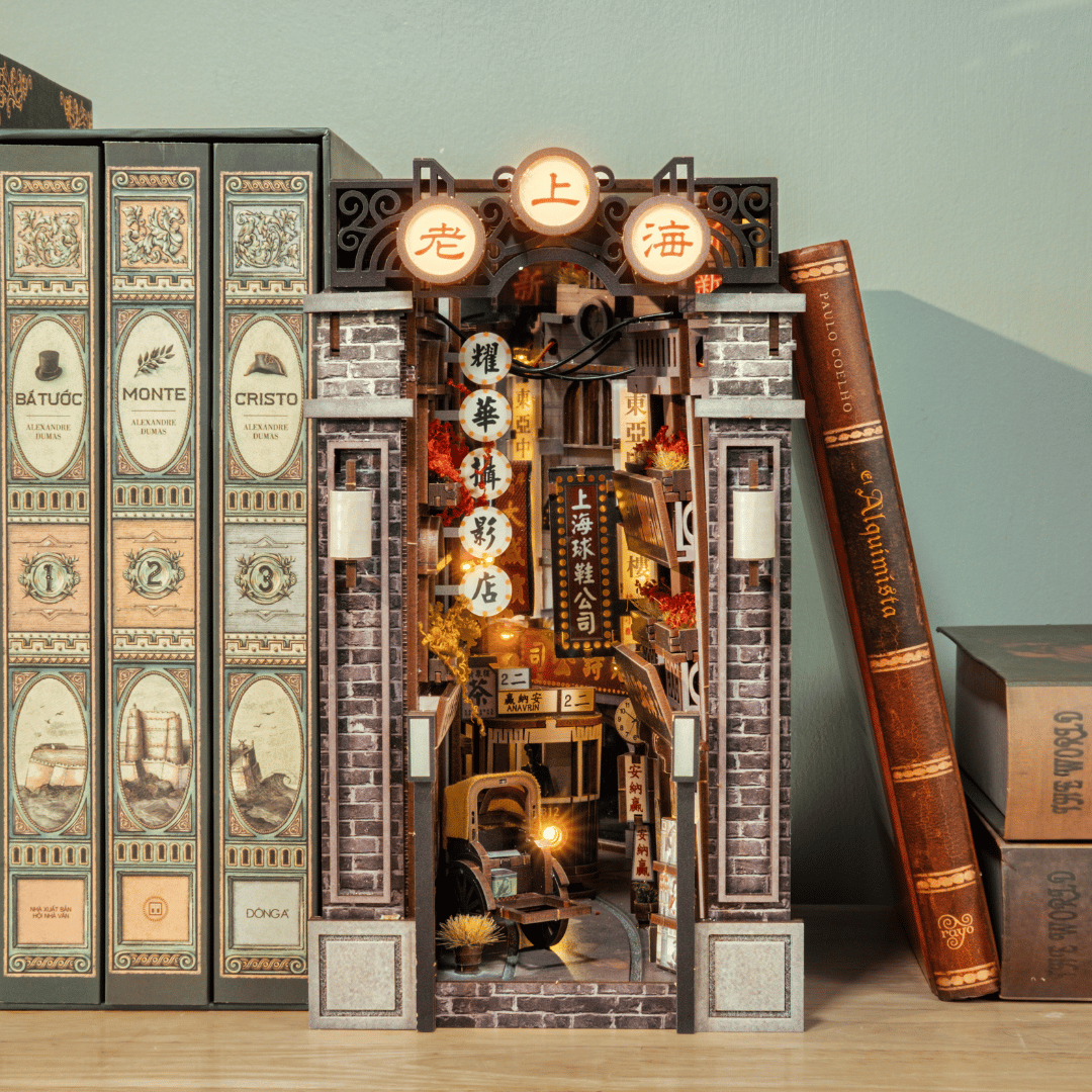 古き上海の手作り書棚キット | Anavrin – ANAVRIN®