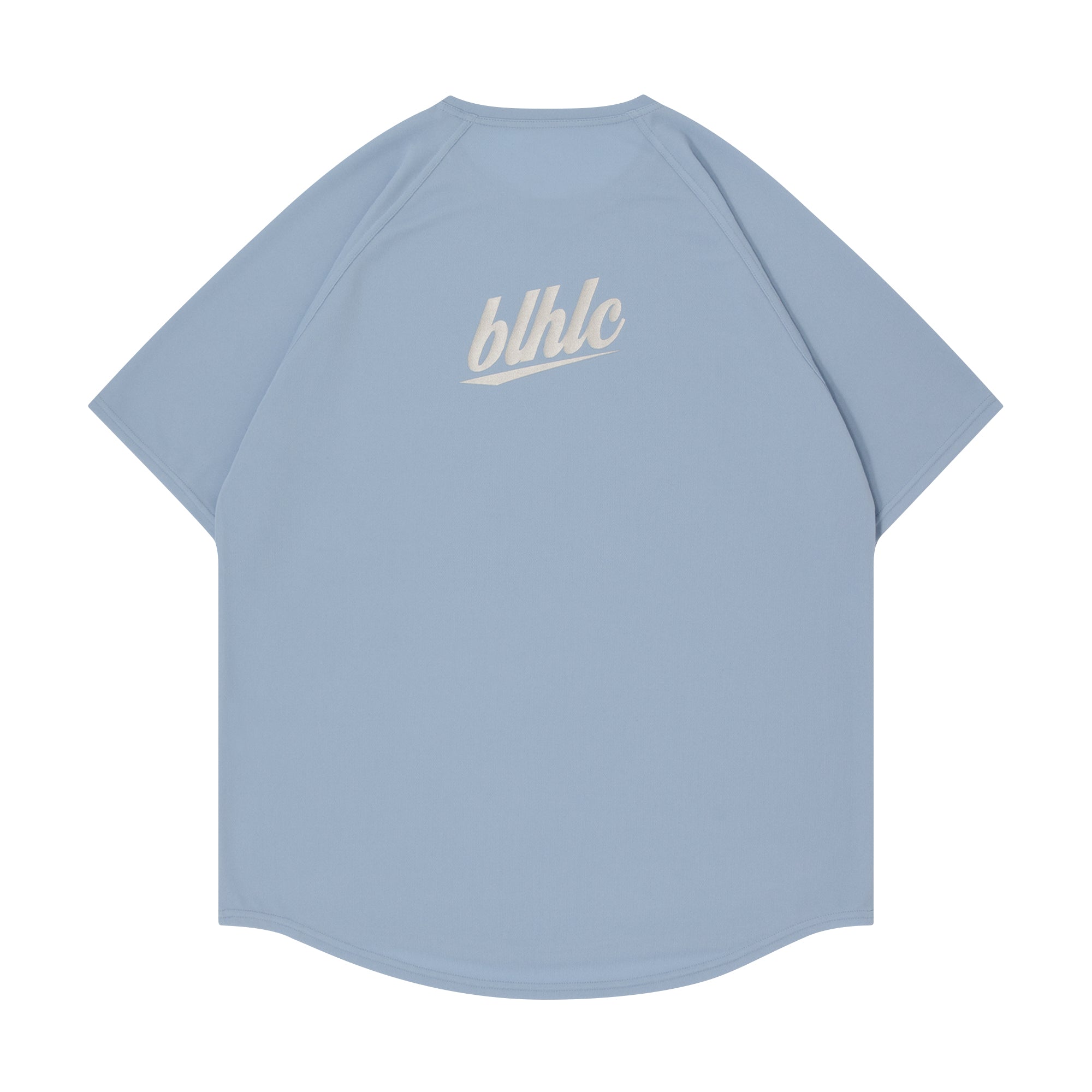 blhlc Back Print Cool Tee (cerulean blue/reflector) – ballaholic