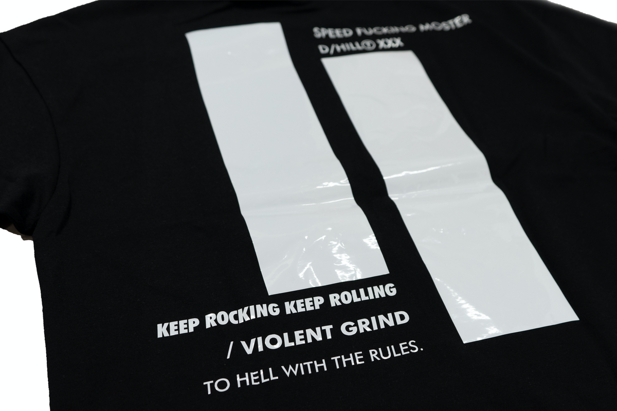 30%OFF】D/HILL Black “VIOLENT GRIND” Short Sleeve T-shirt – BASE L.H.P