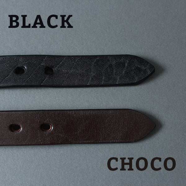 栃木レザー】“STANDARD” Fireman's Buckle 30mm Leather Belt【Gold