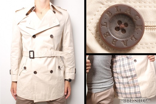 バーバリーブラックレーベルのトレンチコートの買取 ｜ 高価査定