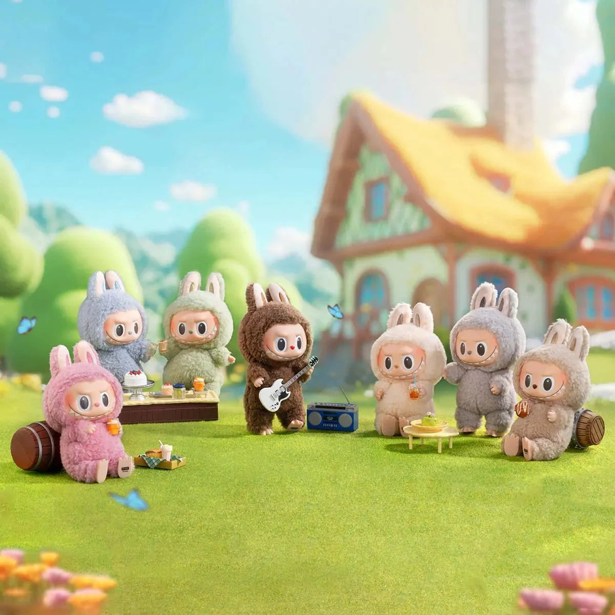 Authentic THE MONSTERS Exciting Macaron Vinyl Face Blind Box