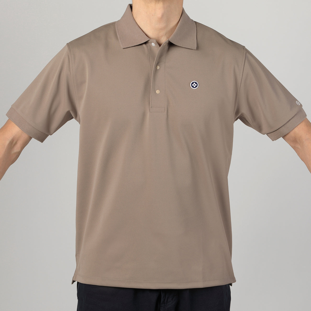 MEN BASIC POLO 〈ベーシックポロ_ベージュ〉 ゴルフ ゴルフウェア
