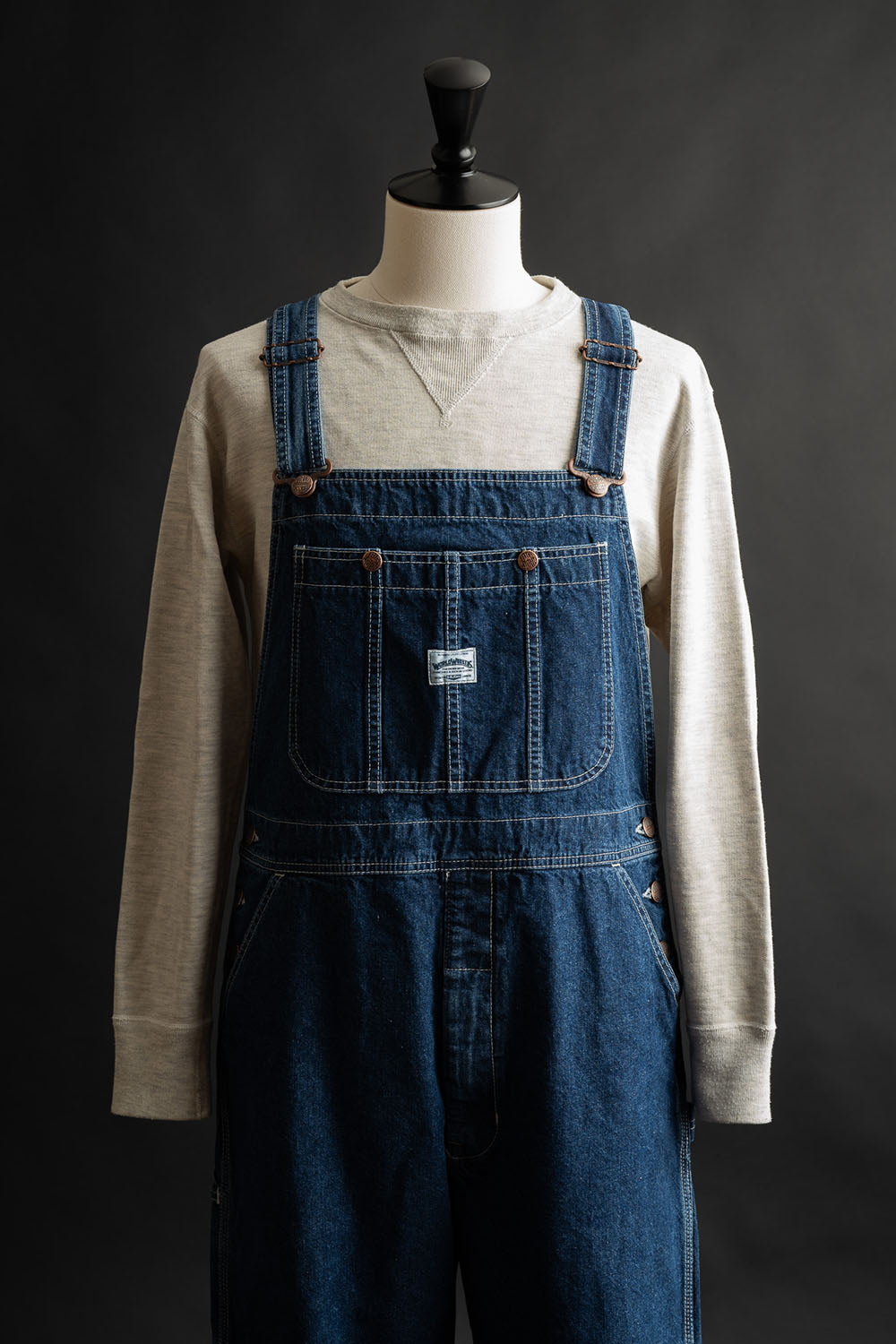 WW502K/WWK502K (82) World Workers Overall vintage wash – BIG JOHN