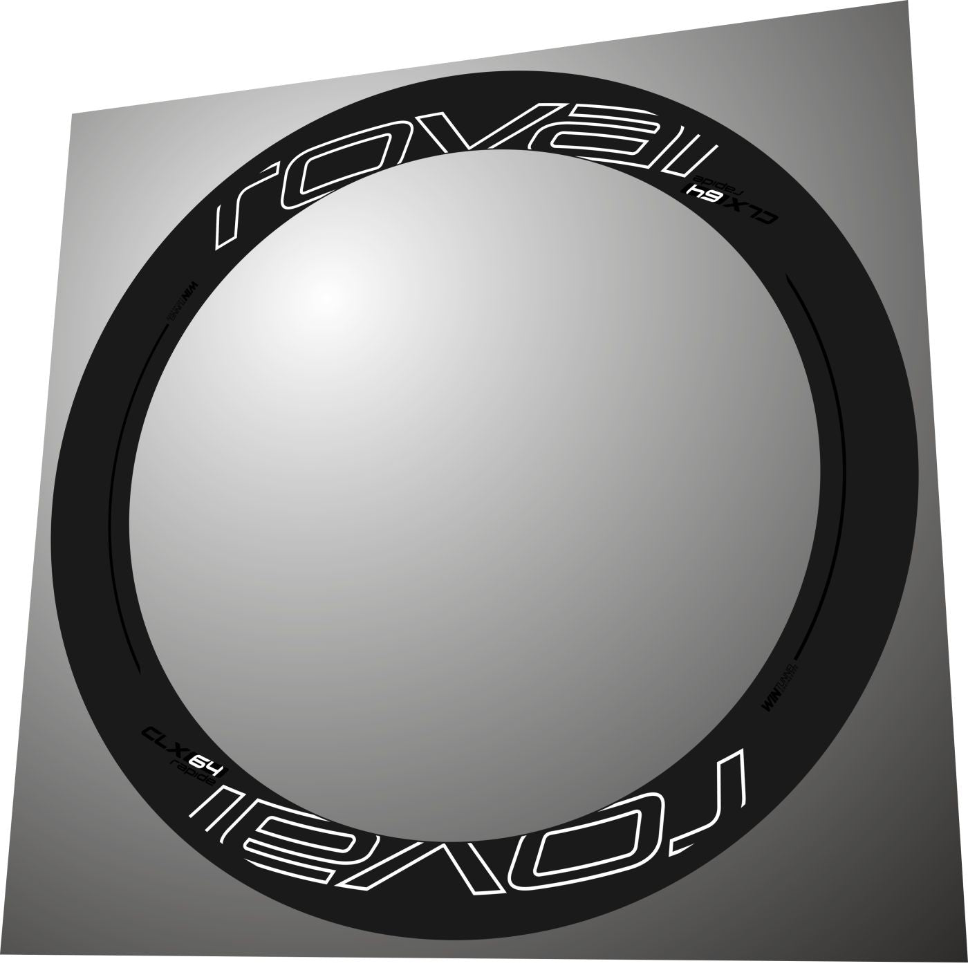 ROVAL Rapide (2016) CLX 64 Rim Decal Set | Bike Decal Replace