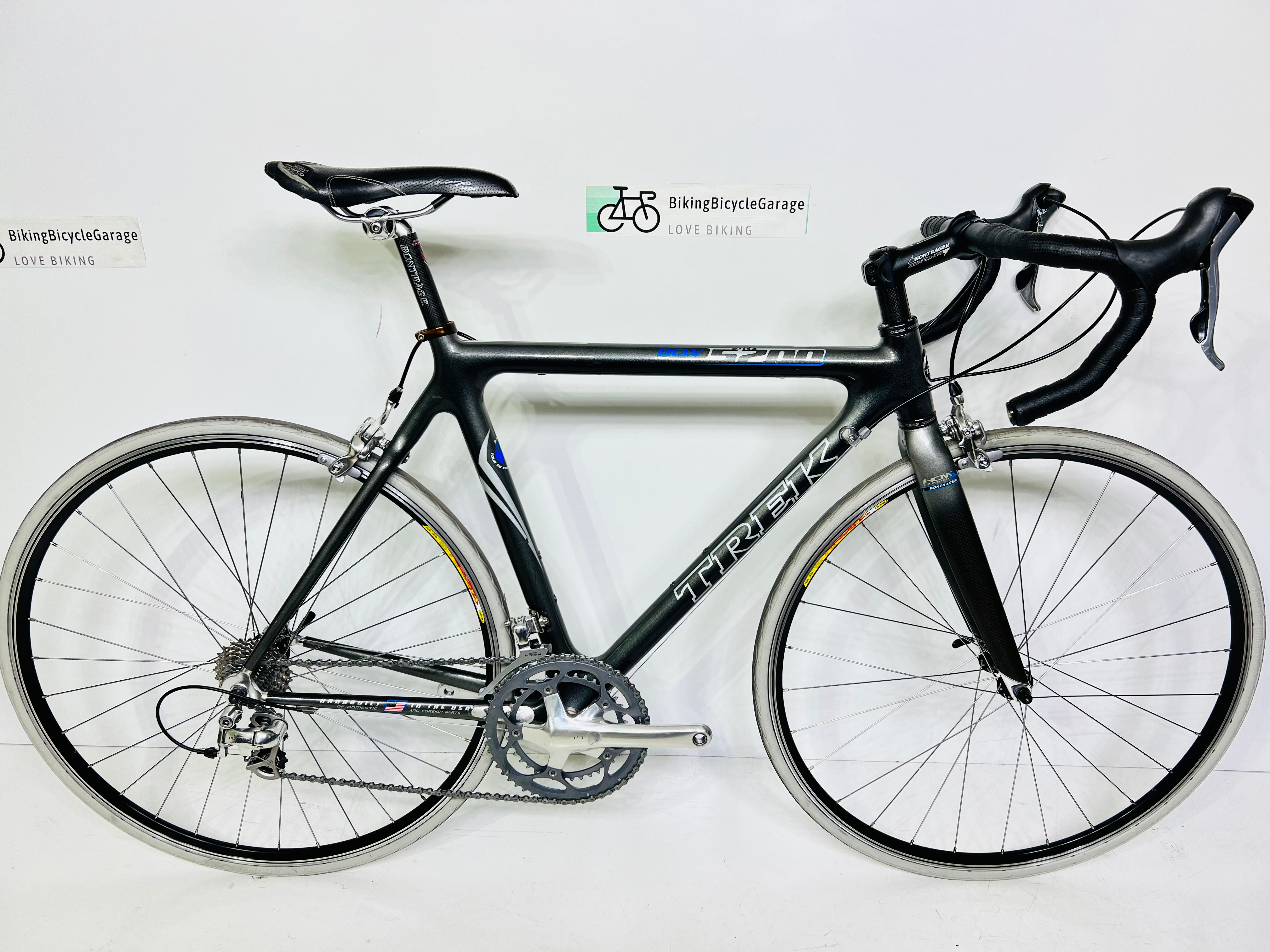 Used Trek 5200 Carbon Fiber Road Bike- 54 cm – BikingBicycleGarage