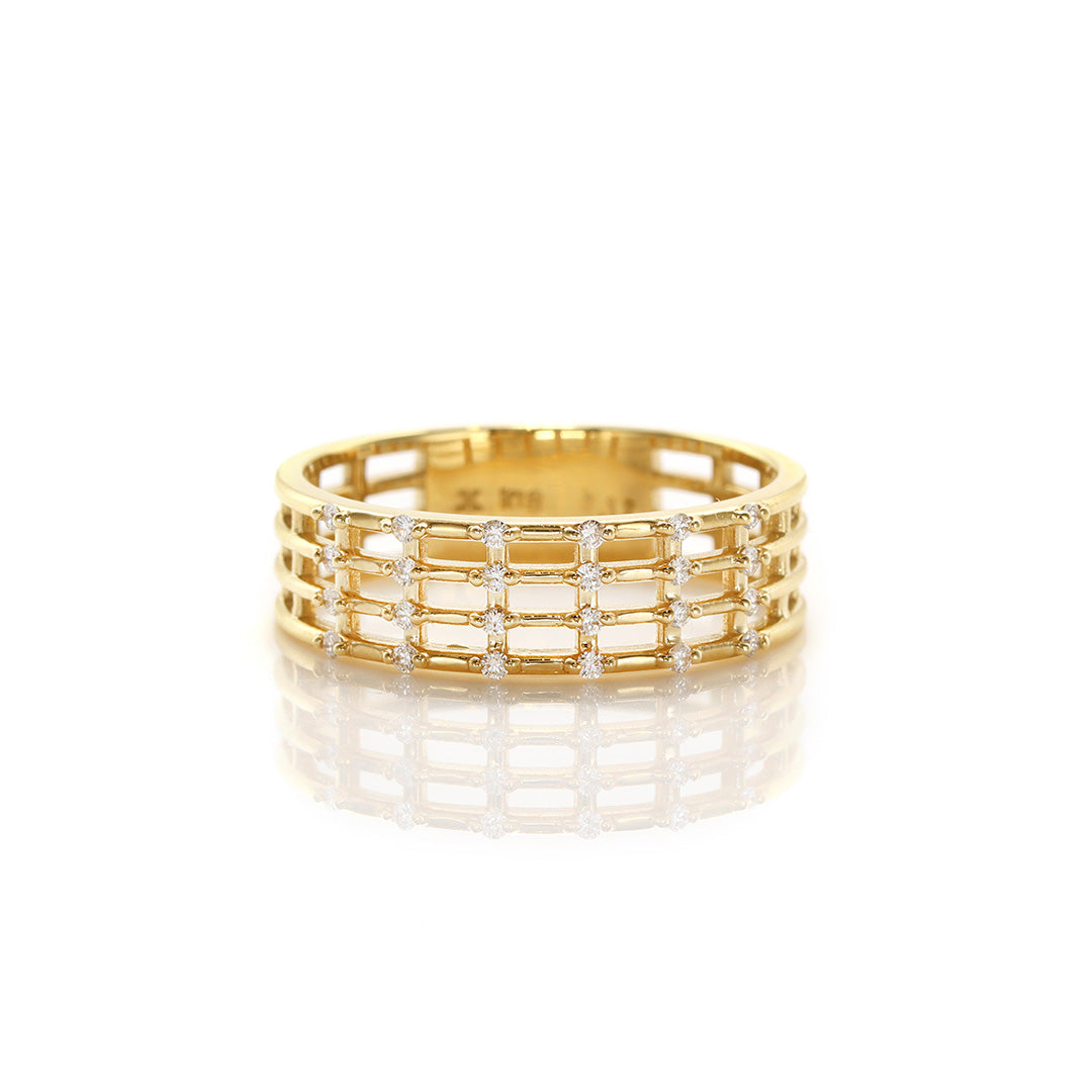 ビズー公式】ダイヤモンド K18リング・エマドット| 誕生石や希少石など