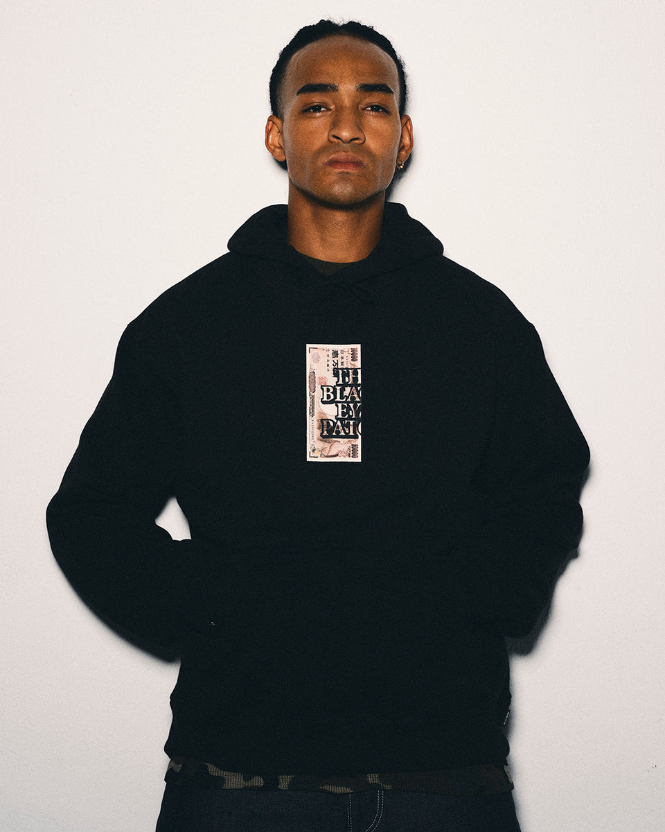OG YUKICHI BILL HOODIE BLACK – BlackEyePatch
