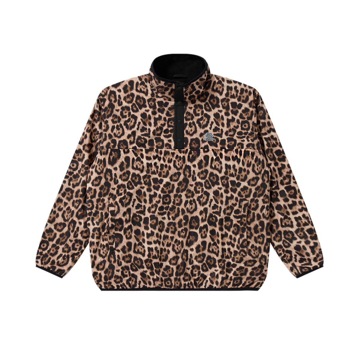 OG LABEL LEOPARD PATTERNED PULLOVER FLEECE MULTI – BlackEyePatch