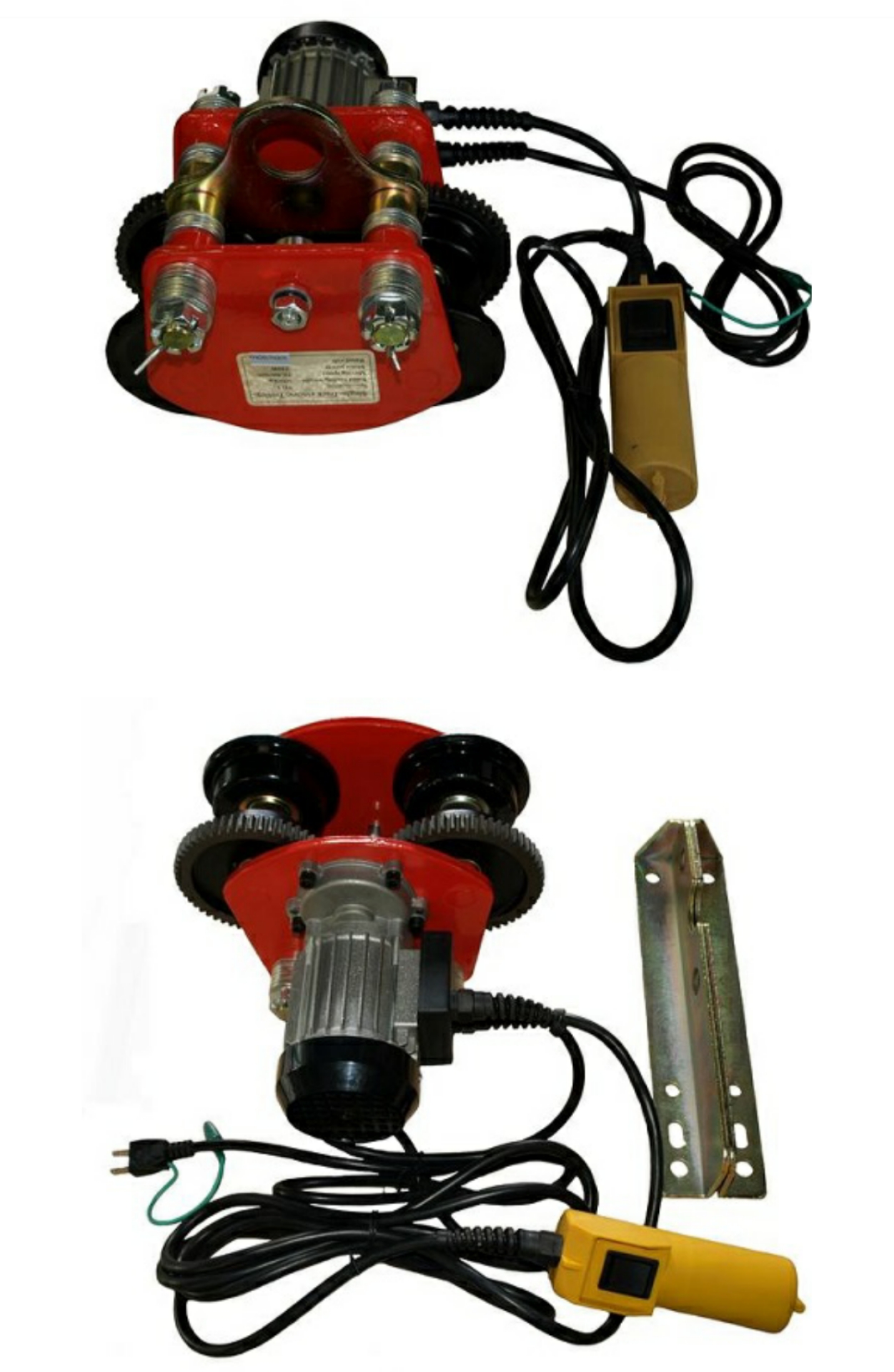 工場や倉庫の天井には！！電動トロリー 1000kg チェーンブロック