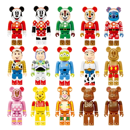 Happyくじ Disney Christmas Party ベアブリック（BE@RBRICK）[情報