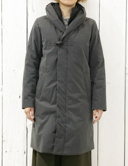 コットンナイロンバイオウォッシュ ダウンコート ｜ オンライン