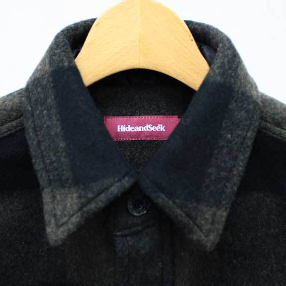 ハイドアンドシーク 13AW チェックCPOシャツ アイテム紹介