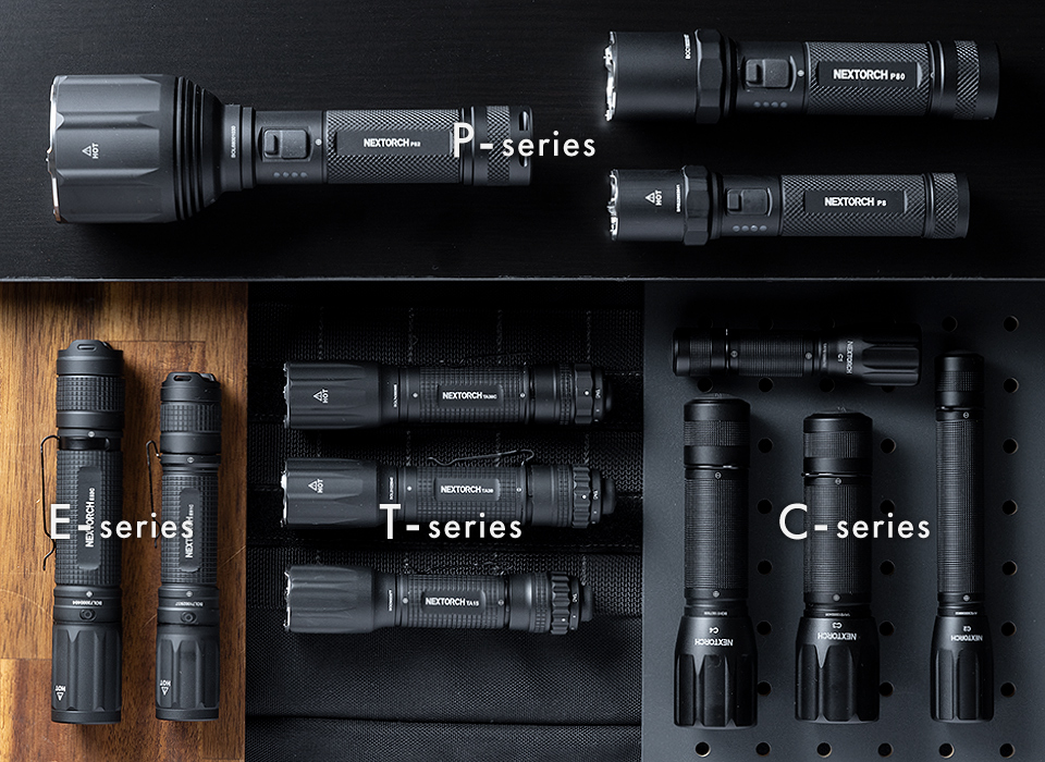 NEXTORCH】シリーズ解説！！シーン毎に最適化されたフラッシュライトの