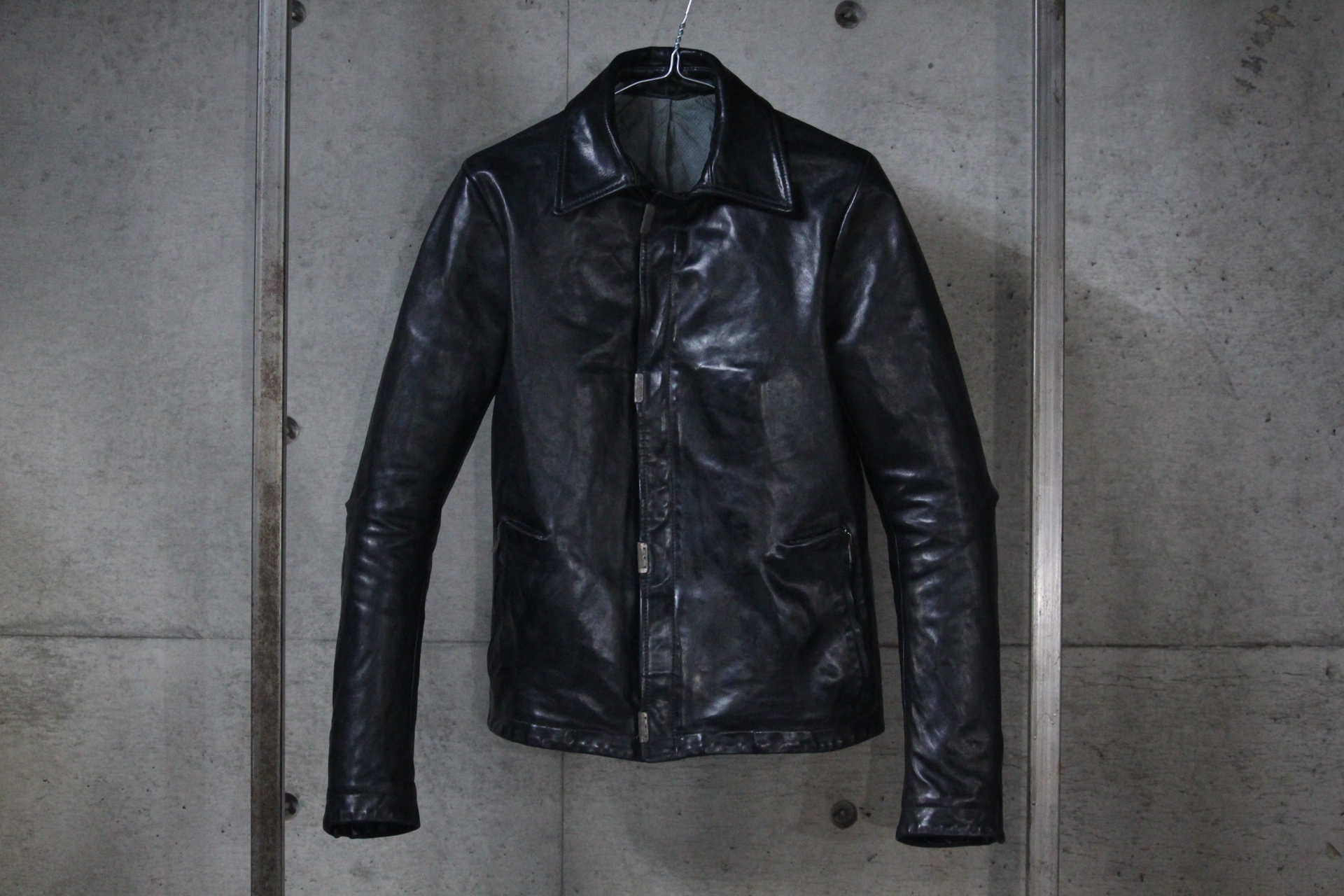 SCARSTITCHED LEATHER JACKET / CAROL CHRISTIAN POELL “LM/2498 CORS