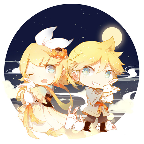 フィギュア】「ねんどろいど 鏡音リン / 鏡音レン 中秋明月Ver.」受注