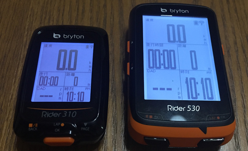 ブライトンのGPSサイクルコンピューターRider530、辛口レポート