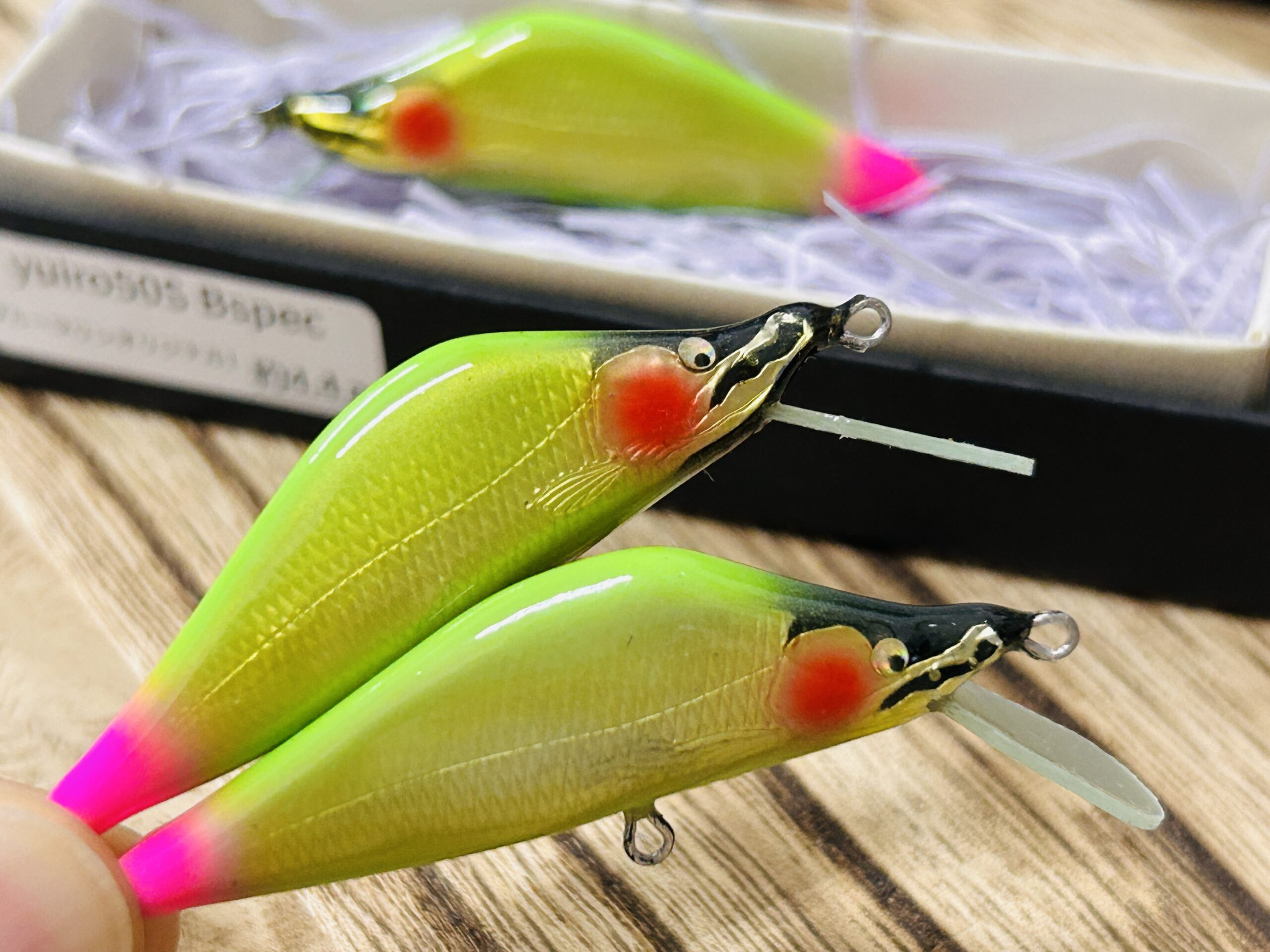 新品未使用 シンドラー 重技 フラッシュパール ハンドメイドミノー