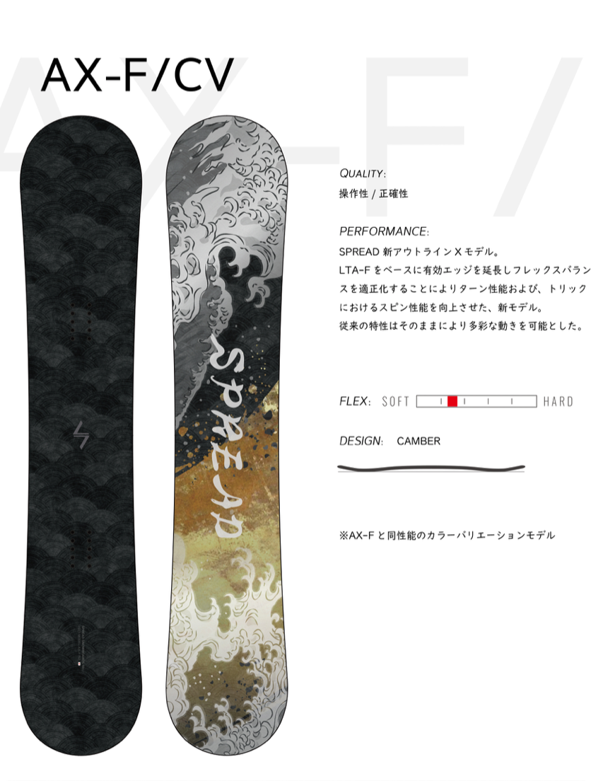 SPREAD Men AX-F/CV 23-24 Snowboard