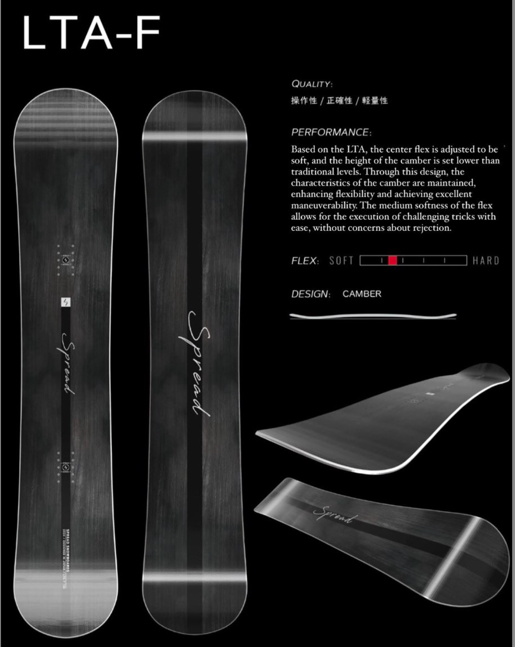 SPREAD Men LTA-F 24-25 Snowboard