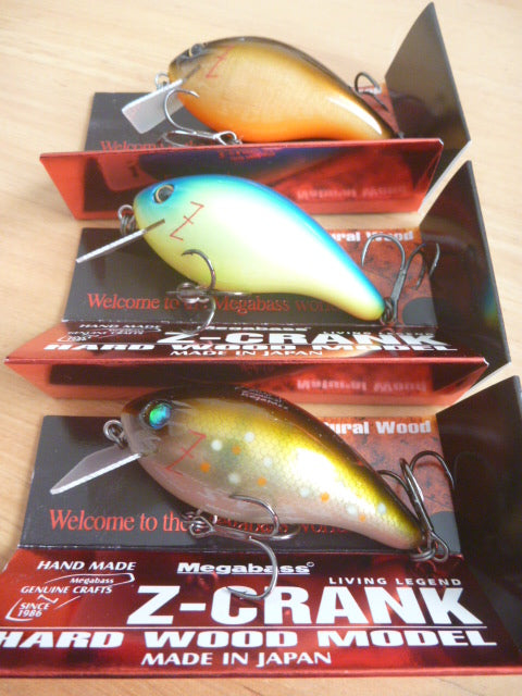 Megabass Z-CRANK Jr. RED LABEL HARD WOOD MODEL – blueseabass
