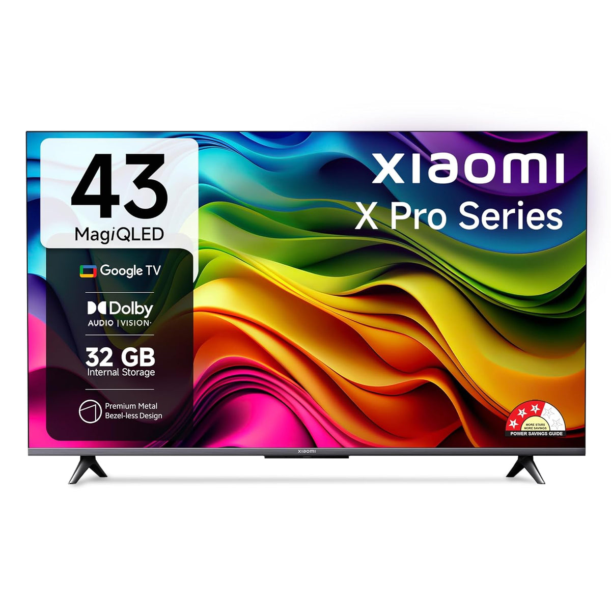 Xiaomi 43 inch qled 4k tv - google tv (dolby vision & hdr10+)